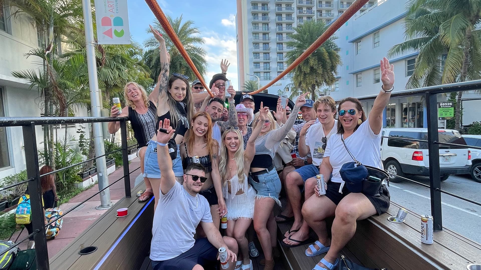 Party bus in Miami