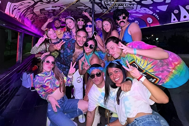 Covered Open-Air Party Bus thumbnail 2